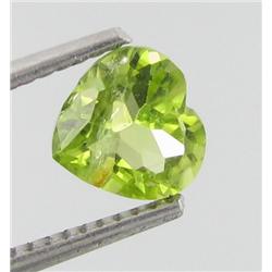 1.15ct Heart Shape Green Peridot Tanzania (GEM-27822A)