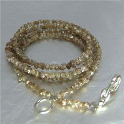 18.36ct Natural Fancy Raw Brown Diamond Necklace (JEW-1702)