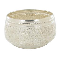 Handtooled Thai 100% Silver Bowl 245 Grams (CLB-660)