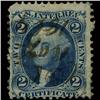 Image 1 : 1860s US Revenue Stamp 2c Certificate Blue (STM-1464)