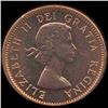 1960 Canada 1c GEM BU MS65 Red (COI-7996)