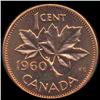 Image 2 : 1960 Canada 1c GEM BU MS65 Red (COI-7996)