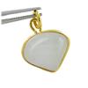 25ct Jade Yellow Gold Vermeil Pendant (JEW-2221)