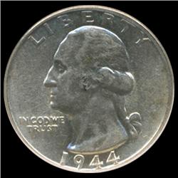 1944 Washington Silver Quarter Graded GEM (COI-6170)