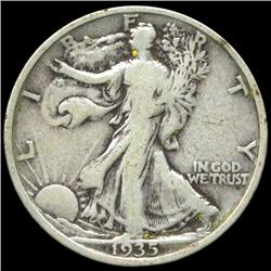 1935 Walking Liberty Half Dollar Better Grade (COI-5965)