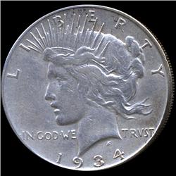 1934S Peace Dollar Higher Grade (COI-7593)