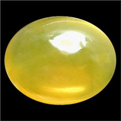 8.89ct Oval Cabochon Unheated Yellow Opal  (GEM-17110)