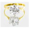 Image 1 : 11ctw Lab Diamond 22k Gold Vermeil Ring (JEW-2103)