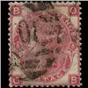 Image 1 : 1867 RARE GB 3p Rose Used Stamp  (STM-1551)