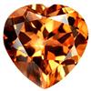 7.63ct Heart Orange Imperial Topaz Appr Est $19k (GEM-27756)