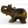 Image 3 : 14ct Handcarved Tiger Eye Elephant (ANT-1078)