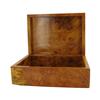 Image 1 : Burl Box Handmade Rare Afzelia  (DEC-145)