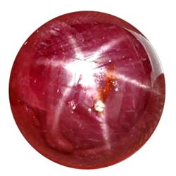 6.12ct Round Cabochon 6 Ray Rich Red Star Ruby (GEM-11998)
