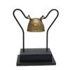 Antique Brass Cow Bell on Stand (ANT-596)
