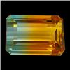 14.91ct Superb AAA Bi Color Emerald Cut Citrine (GEM-15595)