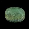 4.87ct. Stunning Green Natural Carved Emerald  (GEM-22030)