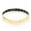 0.9ct Natural Blue Sapphire Eternity Ring 9K Gold (JEW-9170X)