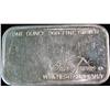 Image 2 : 1476. Prospector with Mule One Ounce .999 Fine Silver , Towne Ingot.