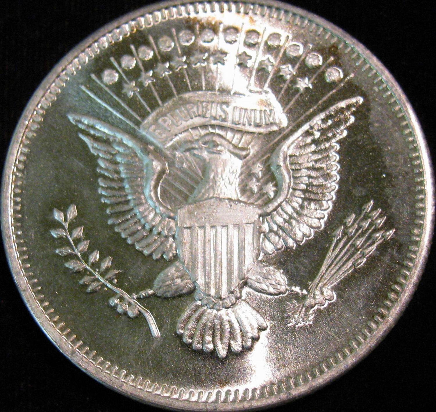 1551 Silver Trade Unit 999 Fine Silver One Troy Ounce BU 1551 Silver Trade Unit 999 Fine Silver One Troy Ounce BU