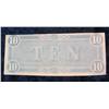 Image 2 : 71. Feb. 17th, 1864 "The Confederate States of America" $10 Banknote. CU.