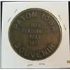 Image 2 : 189. 1875-1975 Paton, Iowa Centennial Bronze Medal. 39mm. BU.