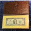 Image 1 : 333. Series 1976 $2 U.S. Bicentennial Commemorative Note in holder.