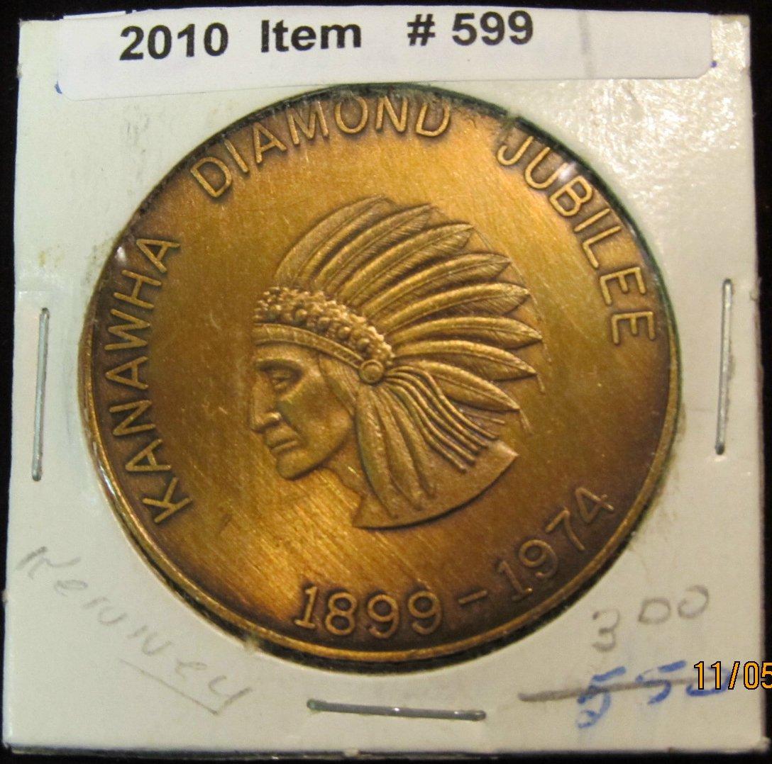 599. 18991974 Kanawha, Ia. Diamond Jubilee Auction.