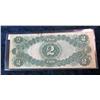 Image 2 : 673. Series 1917 $2.00 U.S. Note. Signed Elliot & Burke. VF.