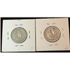 Image 2 : 749. 1932 P & 36 S Washington Quarters. G-VG.