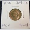 Image 1 : 839. 1938P Jefferson Nickel. Gem BU.