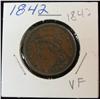 Image 1 : 935. 1842 US Large Cent. VF.