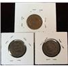 Image 2 : 959. 1900 G, 01 G Gouge & 02 EF. Indian Head Cents.