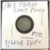 Image 1 : 979. 1859 Type-3 3-Cent Silver. AG.