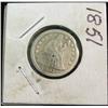 Image 1 : 989. 1851 Liberty Seated Dime. G Pourus