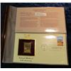 Image 1 : 1014. (6) 22K Gold, Golden Replicas of US Stamps.