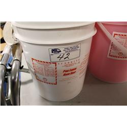 LARGE PAIL OF PINK LIQUID HAND SOAP