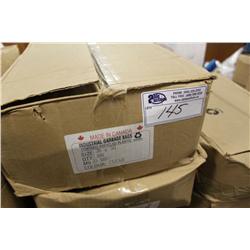 4 BOXES OF 36 X 50 CLEAR GARBAGE BAGS