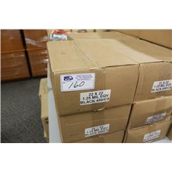 9 BOXES OF 22 X 22 BLACK GARBAGE BAGS