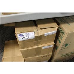 5 BOXES OF 22 X 22 BLACK GARBAGE BAGS