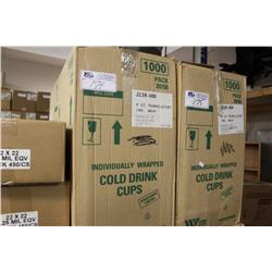 4 BOXES OF COLD DRINK CUPS