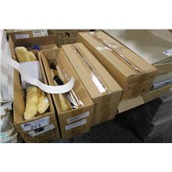 5 BOXES OF WINDOW CLEANING SUPPLIES