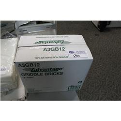BOX OF GRIDDLE BRICKS