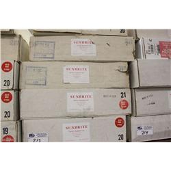 5 BOXES OF ASSORTED FLOOR MACHINE SCRUBBERS