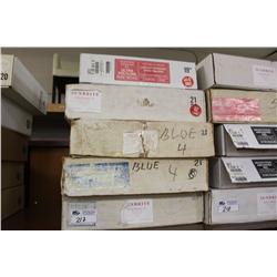 5 BOXES OF ASSORTED FLOOR MACHINE SCRUBBERS