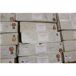 5 BOXES OF ASSORTED FLOOR MACHINE SCRUBBERS