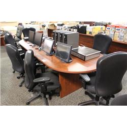 CHERRY 10' BOARDROOM TABLE