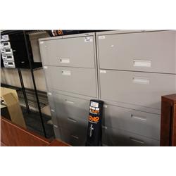 GREY 5 DRW. LATERAL FILE CABINET