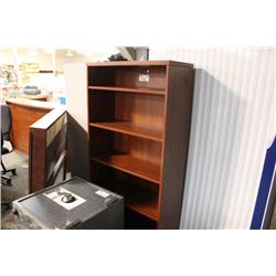 CHERRY 66" TALL BOOKSHELF