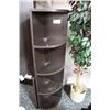 Image 1 : DARK WALNUT CORNER BOOKSHELF
