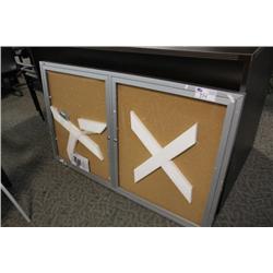 2 DOOR BULLETIN CABINET